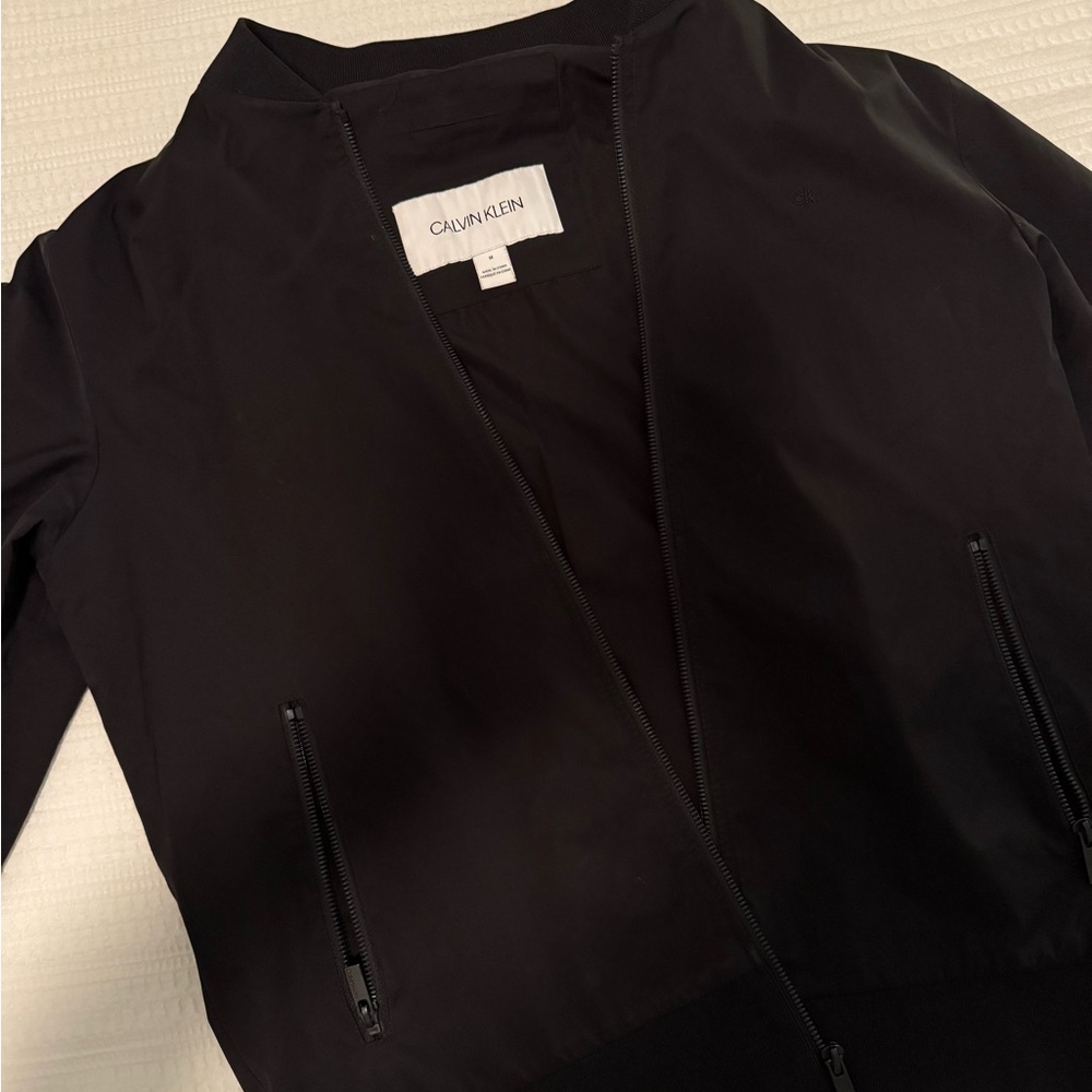 Calvin Klein Men’s Black Bomber Jacket